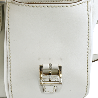 PRADA | Off-White Leather Backpack