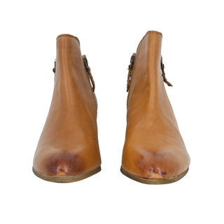 FRYE | Tan Leather Ankle Booties