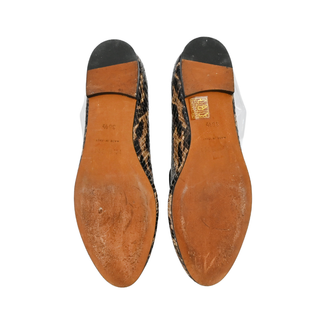 M.GEMI | Animal-Print Embossed Loafers