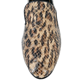 M.GEMI | Animal-Print Embossed Loafers