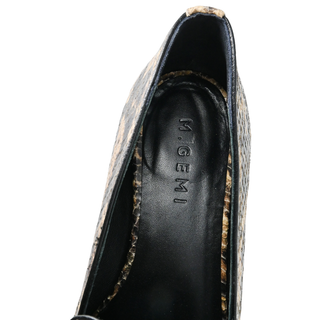 M.GEMI | Animal-Print Embossed Loafers