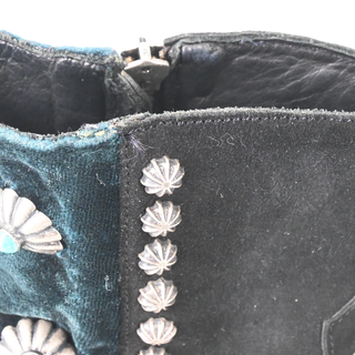 DOUBLE D RANCH | Suede & Velvet Studded Booties