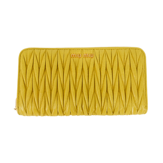 MIU MIU | Ananas Matelasse'Lux Zip Wallet