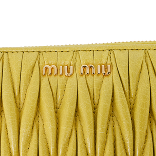 MIU MIU | Ananas Matelasse'Lux Zip Wallet