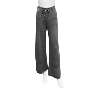 LA LIGNE | Gray Wool-Blend Knit Pants