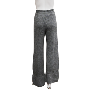 LA LIGNE | Gray Wool-Blend Knit Pants