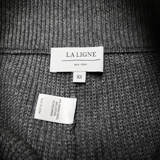 LA LIGNE | Gray Wool-Blend Knit Pants