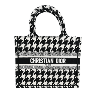 DIOR | Houndstooth Small Dior Book Tote