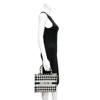 DIOR | Houndstooth Small Dior Book Tote