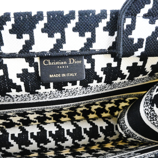 DIOR | Houndstooth Small Dior Book Tote