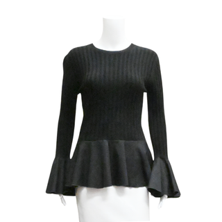 JW ANDERSON | Woven Contrast Ribbed Sweater