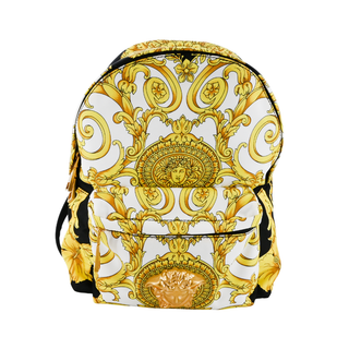 VERSACE | Barocco Hibiscus Nylon Backpack