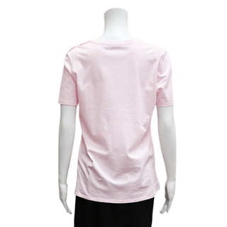 BALMAIN | Light Pink Cotton Logo T-Shirt