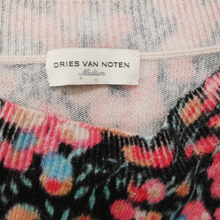 DRIES VAN NOTEN | Floral Cashmere Knit Sweater