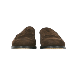 KHAITE | Alessio Brown Suede Loafers