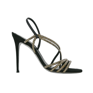 RENE CAOVILLA | Crystal Embellished Strappy Heels