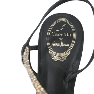 RENE CAOVILLA | Crystal Embellished Strappy Heels