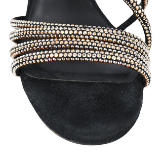 RENE CAOVILLA | Crystal Embellished Strappy Heels