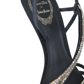 RENE CAOVILLA | Crystal Embellished Strappy Heels