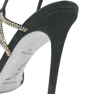 RENE CAOVILLA | Crystal Embellished Strappy Heels