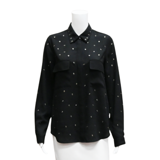 L'AGENCE | Bruno Grommet Embellished Blouse