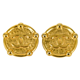 CHANEL | CC Medallion Clip Earrings