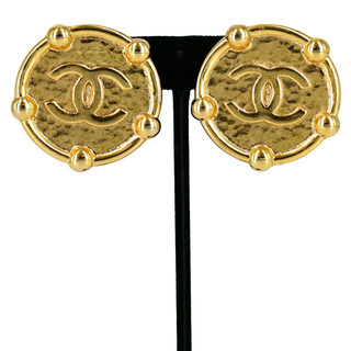 CHANEL | CC Medallion Clip Earrings