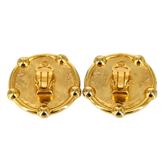 CHANEL | CC Medallion Clip Earrings