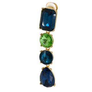 OSCAR DE LA RENTA | Crystal Drop Clip Earrings