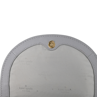 KATE SPADE | Luna Light Gray Crescent Crossbody Bag