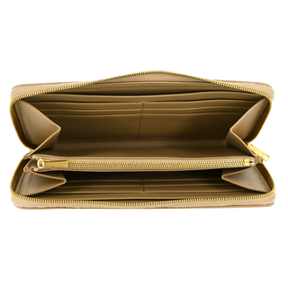 CELINE | Metallic Leather Zip-Around Wallet