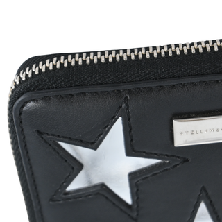 STELLA MCCARTNEY | Metallic Stars Small Zip-Around Wallet