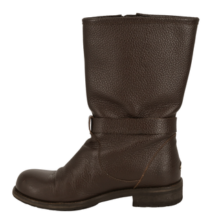 JIMMY CHOO | Durum Leather Biker Boots