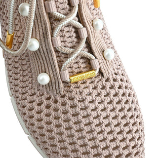 JIMMY CHOO | Macaron Crochet Knit Low-Top Sneakers