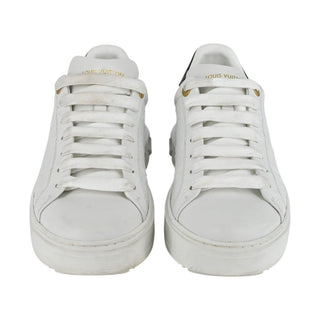 LOUIS VUITTON | Time Out Monogram Leather Sneakers