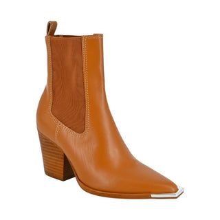 SCHUTZ | Springsteen Caramel Leather Booties