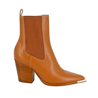 SCHUTZ | Springsteen Caramel Leather Booties