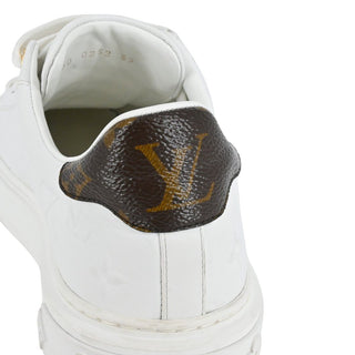 LOUIS VUITTON | Time Out Monogram Leather Sneakers