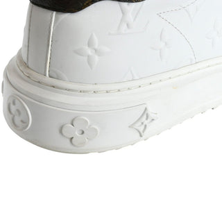 LOUIS VUITTON | Time Out Monogram Leather Sneakers