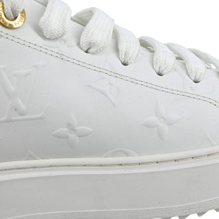 LOUIS VUITTON | Time Out Monogram Leather Sneakers