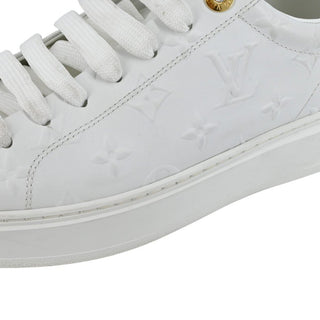 LOUIS VUITTON | Time Out Monogram Leather Sneakers