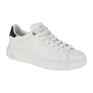 LOUIS VUITTON | Time Out Monogram Leather Sneakers