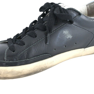 GOLDEN GOOSE | Black Leather Super-Star Sneakers