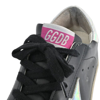 GOLDEN GOOSE | Black Leather Super-Star Sneakers