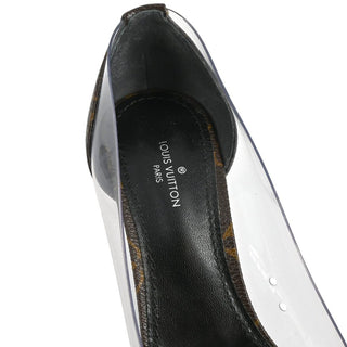 LOUIS VUITTON | Monogram Coated Canvas PVC Pumps