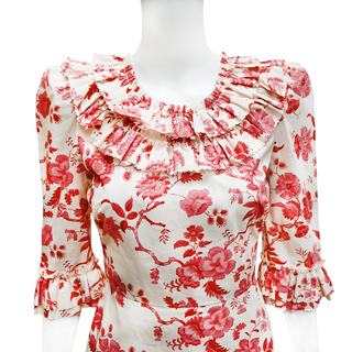 THE VAMPIRES WIFE | Mini Gloria Floral Dress