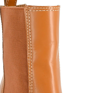 SCHUTZ | Springsteen Caramel Leather Booties