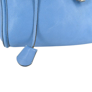 ALEXANDER MCQUEEN | Blue Skull Padlock Satchel Bag