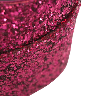 PARIS TEXAS | Dalilah Magenta Glitter Platform Pumps