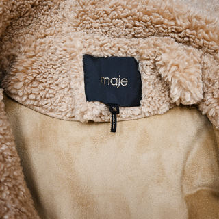 MAJE | Gatino Faux Fur Teddy Coat